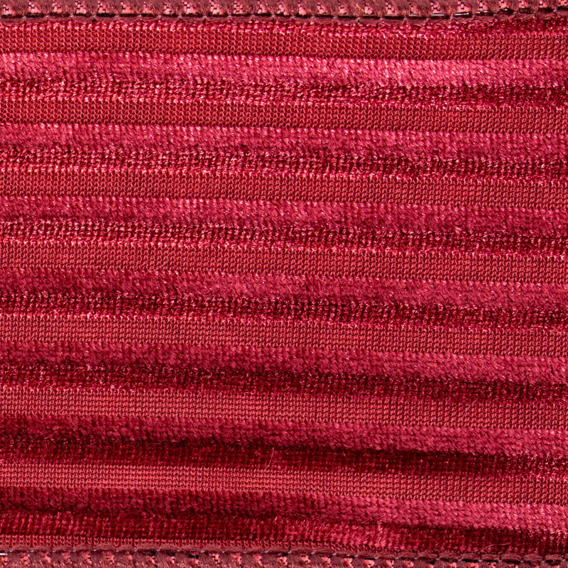 Ruban en maille et velours rayé 2,5 po x 10 verges The Holiday Aisle®