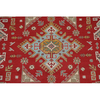 Vegetable Dye Kazak Oriental Area Rug 8x10