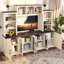 Wall Unit Entertainment Center With Charging Station And Usb Charging-1966478573