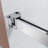 Frameless Sliding Shower Glass Door 56-60 In.W X 76 In. H,3/8"(10Mm) Thick Clear Tempered Glass,Heavy Duty Stainless Steel Hardwares-114613392