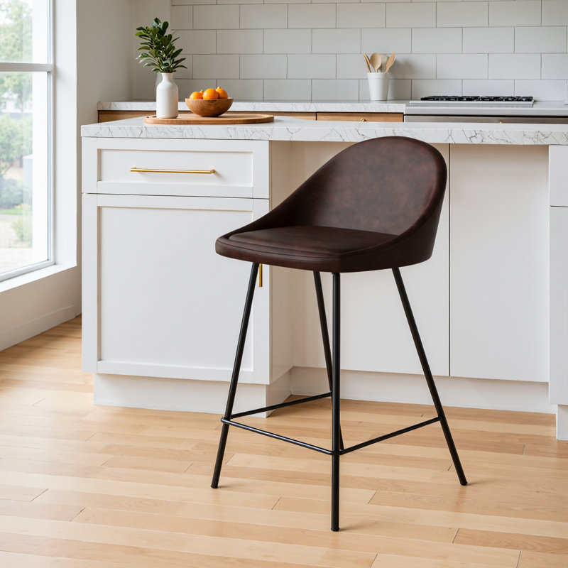 Tabouret de bar et de comptoir Holmes, Tabouret de bar (siège d’une hauteur de 29,5 po, Tabac