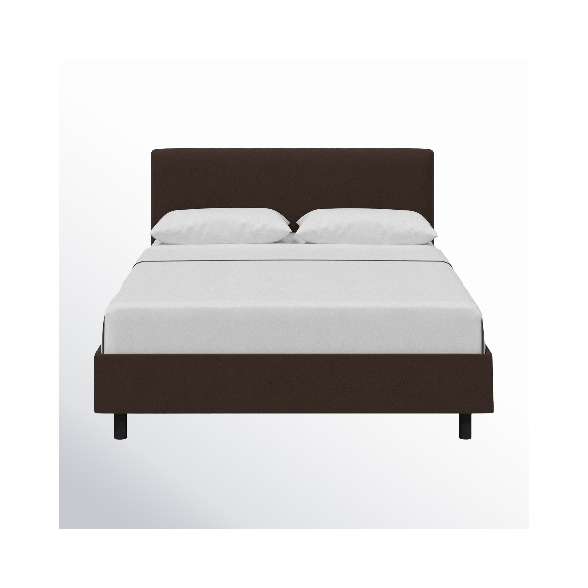 Pyburn Upholstered Bed, Classic Chocolate Velvet, California King