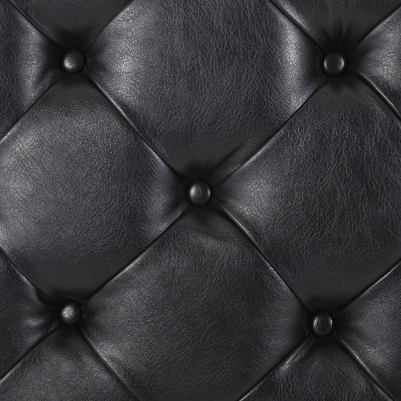 ROUND OTTOMAN, Black