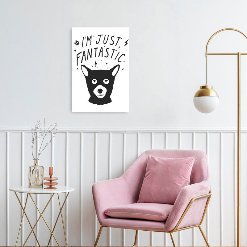 I'M Just Fantastic Abstract Contemporary Landscape Nature Wall Art Print 1 Piece Wrapped Canvas Wall Art