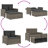 Ebern Designs Patio Sofa With Cushions 2-Seater Poly Rattan-107166759-107166782