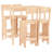 Avital Brayden Studio Bar Set with Wood Frame and Solid Wood Outer Material-568071361