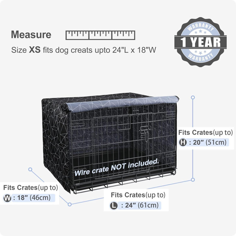 Polyester Pet Crate Cover