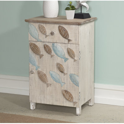 Slaton Solid Wood End Table with Storage