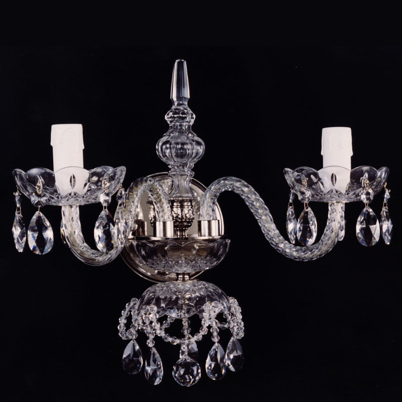 Craine Candle Wall Light, Polished Chrome Plated