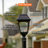 No Wiring Required Imperial III Commercial Solar Post Light 3" Fitter