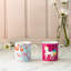 KitchenCraft 80ml Porcelain Flamingo Espresso Cups