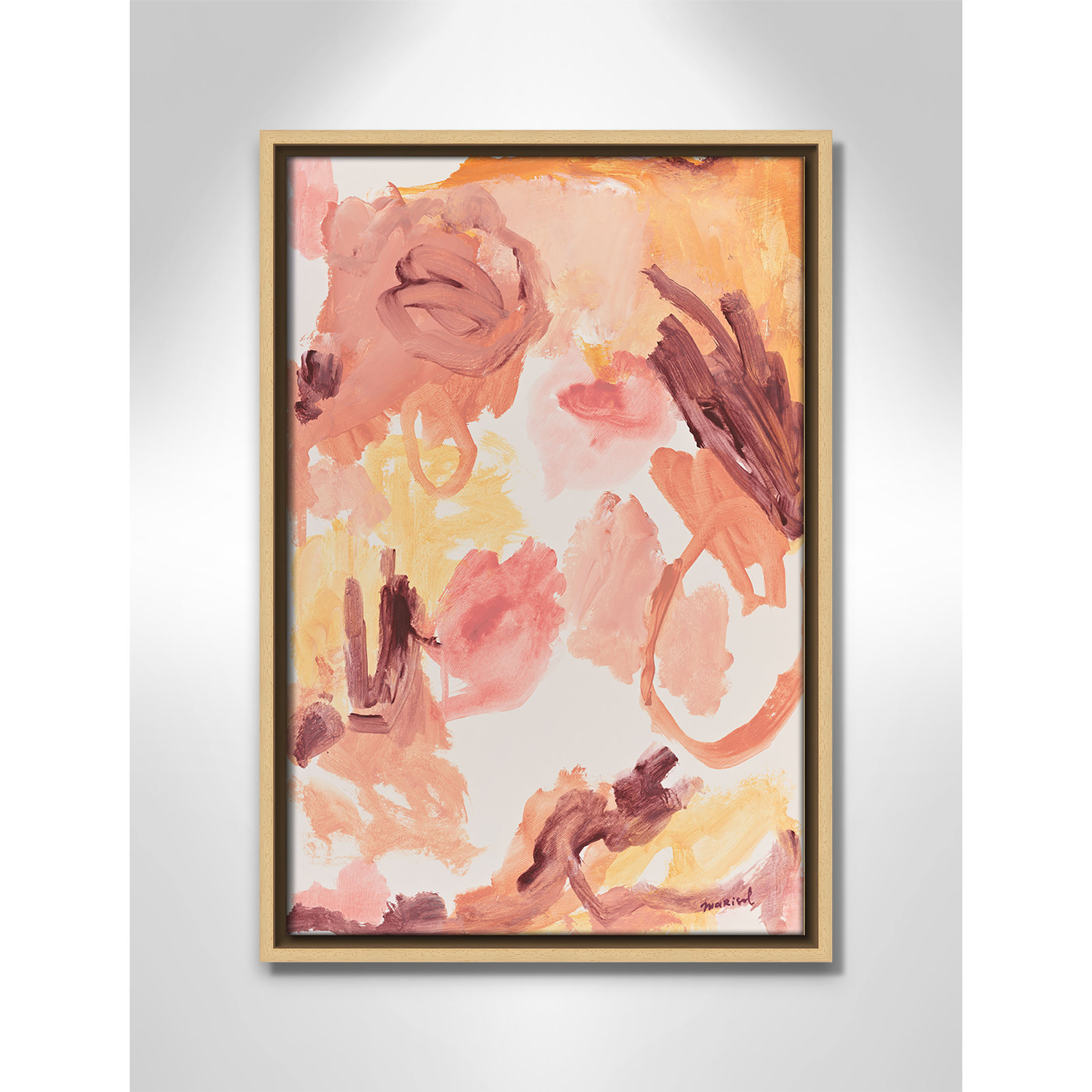 Living In A Dream Print by Marisol Evora, 13.5'' W x 19.5'' H, Natural Floater