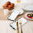 100% Cotton Set of 4 White Cloth Napkins with Scallop Design