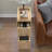 Fluted End Table Set With Drawers(set Of 2), Farmhouse Side Table With Storage-541167605