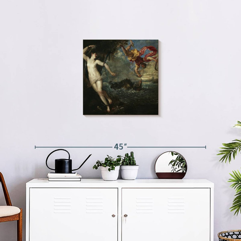 Leisha Perseus et Andromède, H 20 po x l 20 po
