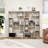 47'' H X 27.5'' W Geometric Bookshelf 47-Inch Bookcase w/ Multiple Open Shelves Anti-Tipping Devices-99057522