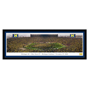Michigan Football Celebration Panoramic Print