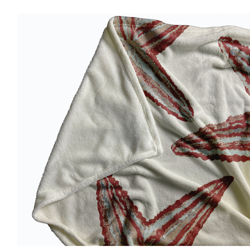 Starfish Constellation Summer Throw Blanket, 50" W x 60" L, Ligonberry Red