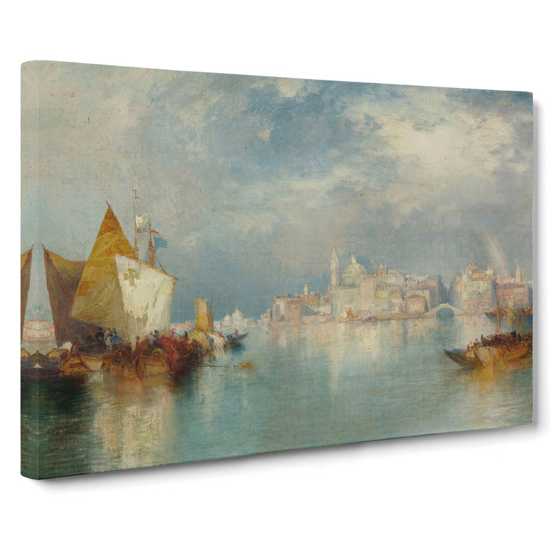 The Palace Of Cortez by Thomas Moran - Wrapped Canvas, 40cm H x 60cm W x 3cm D