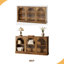 Table d'appoint rustique, table d'entrée pratique, console-1846699824