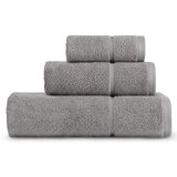 Vera Wang Modern Lux 3 Piece 100% Cotton Towel Set