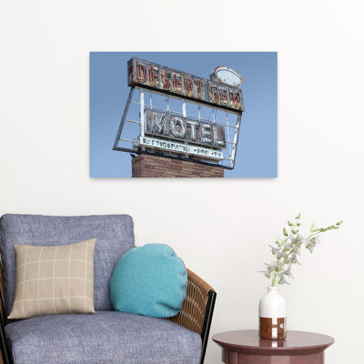 Contemporary Art Vintage Architecture Wall Art by Mike Pitzer - Wrapped Canvas Print