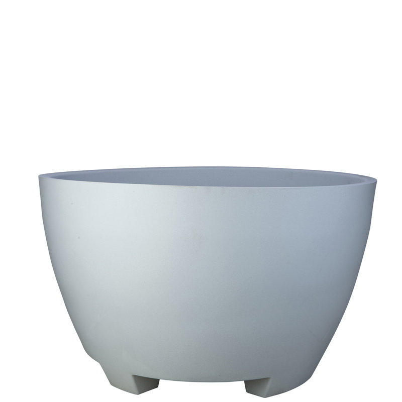 Jardinière 32 po Megalos - Pierre vieillie, Gris