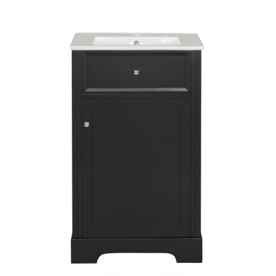 Meuble-lavabo de 20 po avec lavabo en céramique