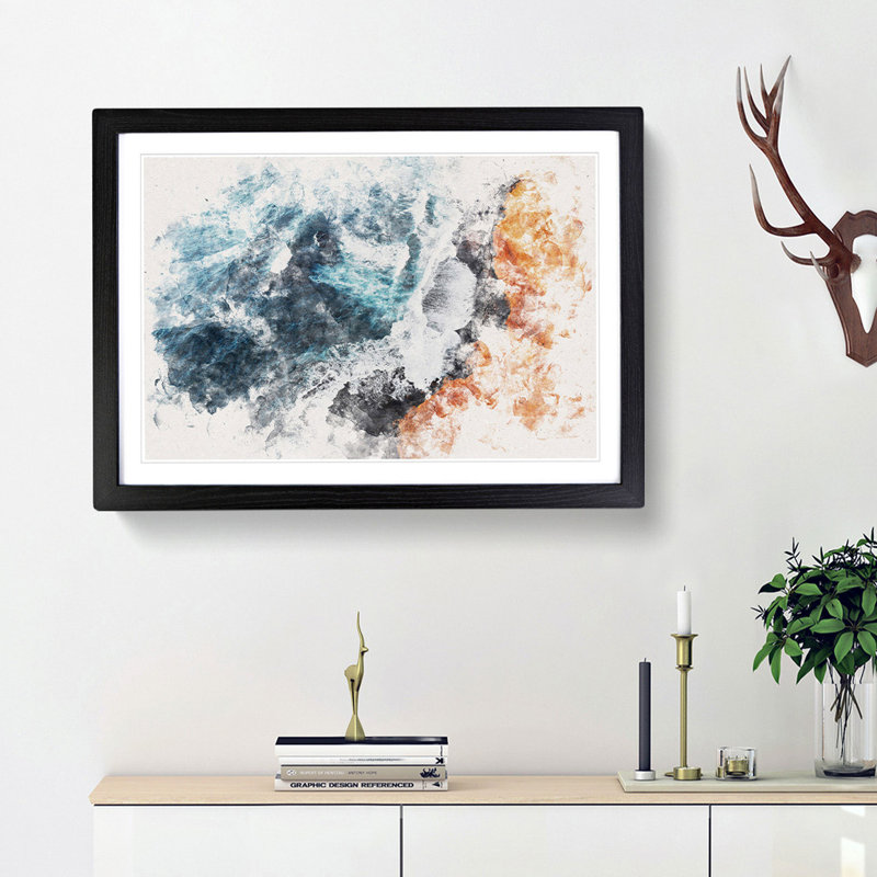 Snaefellsnes Coast in Iceland - Picture Frame Graphic Art Print, Black Framed, 33cm H x 45cm W x 2cm D