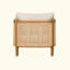 Chaise avec accoudoirs de patio Kirkby