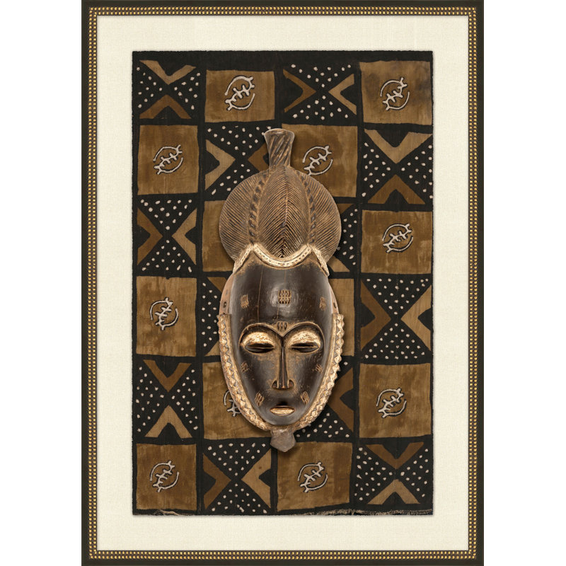 Dance Mask No 2 Print by Michelle Nussbaumer