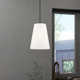 Grove Single Light Linen Blend Dimmable Pendant