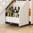 Undermount Drawer Slides 40 inch Under Stair Cabinet Rails 260 LB Load-111446310