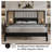 Queen Wooden Wall Bed With 2 Nightstand In Antique Oak-552756656-552756659