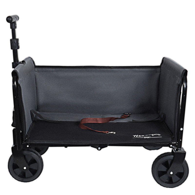 Convertible Folding Camping Wagon Cart, Black/Gray