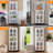 Corner Cabinet with Adjustable Shelves,Storage for Entryway,Bathroom Bedroom,Dining Room,Living Room,and Office