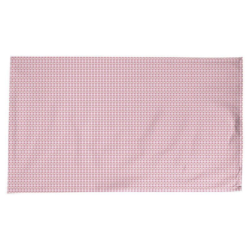 Trilla Festive Hol Tablecloth, 102" L x 58" W, Pink