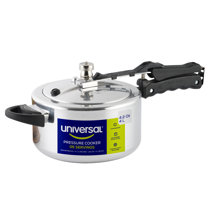 Imusa 4.2Qt Stovetop Aluminum Pressure Cooker with Safety Regulator 