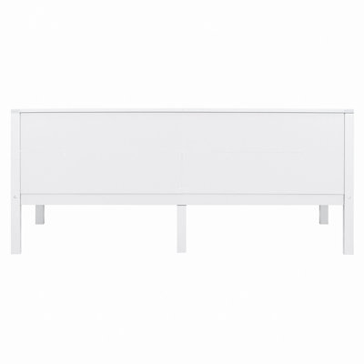 Twin Daybed Sofa - Elegant, Multi-Functional, Solid Pine Frame, 400LBS Capacity, 79.5