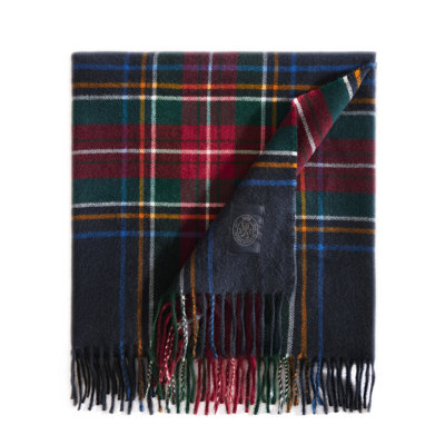 Tommy Hilfiger Devon Tartan Blue Throw Blanket