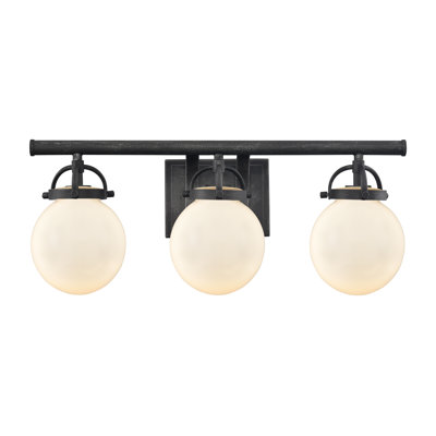 Jacquez - 2 Light - 16 inch - Polished Nickel - Mercury Shade - Bath Vanity Light