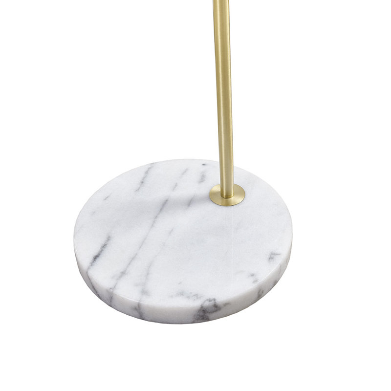 Arch Floor Lamp with Marble Base