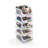 Sorbus 5 Pack Small Open Front Stackable Garage Storage Bin – Heavy Duty Plastic Organizer Tote for Tools, Hardware & Shelving-130944092