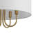 American Traditional 4-Light Linen Drum Shaded Pendant