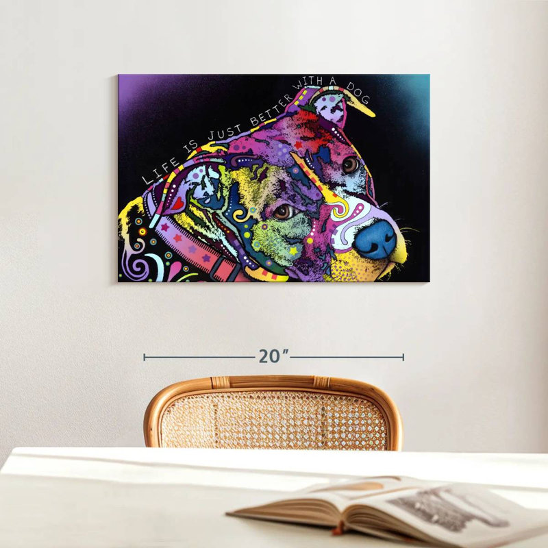 Brampt Life Is Just Better, 16" H x 24" W