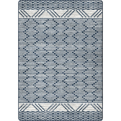 Motif rayé bleu frais