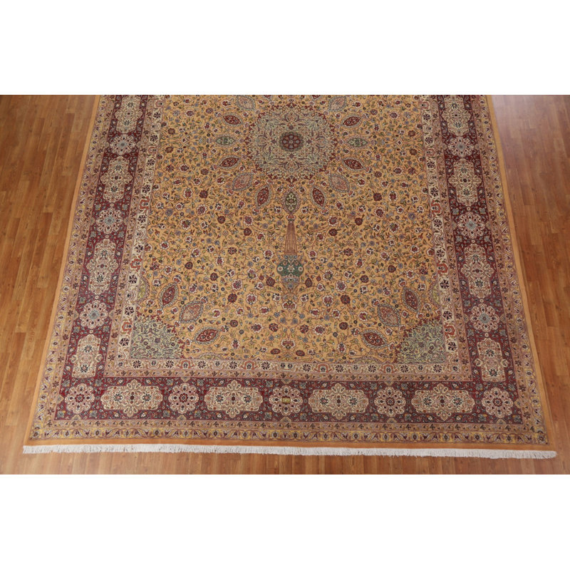 One-of-a-Kind 11'5" x 16'2" New Age Rectangle Wool Area Rug