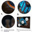 «Beautiful Mandarin Fish In Blue Shades», reproduction sur toile 3 pièces-1423243881-1423243880