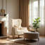 Housse extensible pour fauteuil à oreilles - Facile à nettoyer et durable - Collection Comfort-100816979