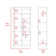 Garde-manger Varese, double porte, cinq tablettes